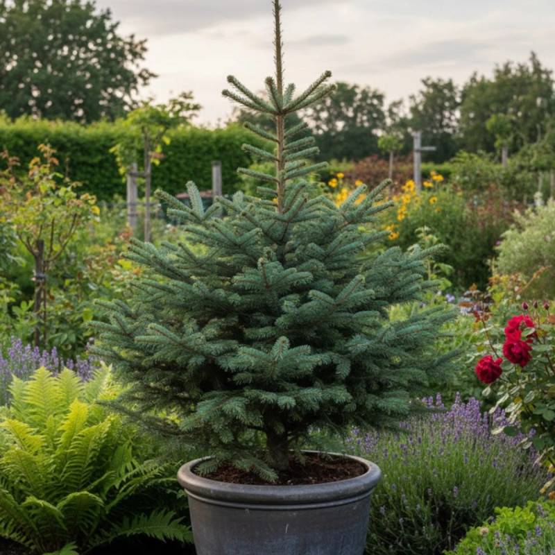 Sapin de Nordmann, Abies nordmanniana - Pot de 20L - 80/100 - Image 5