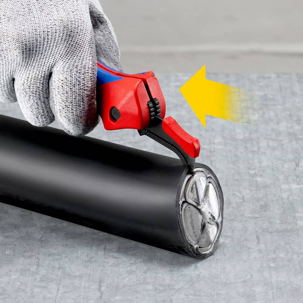 Knipex - Couteau de dénudage à levier d'entrainement - KNIPEX - 16 50 145 SB - Image 7