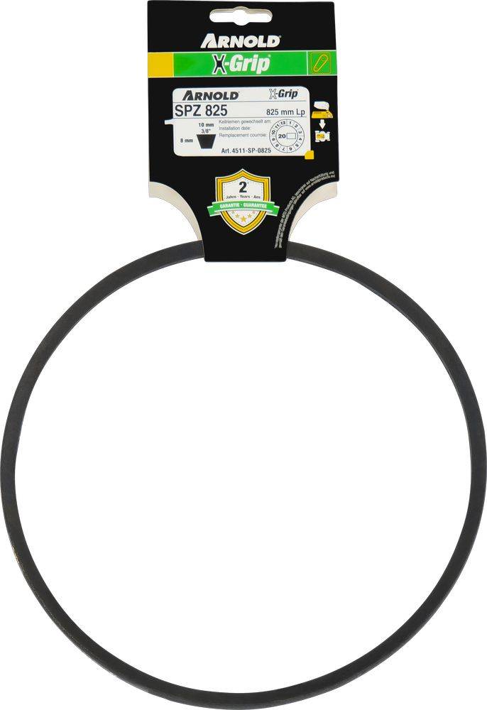 Arnold - Courroie trapézoïdale X-Grip V de type SPZ 825 Arnold - Image 1