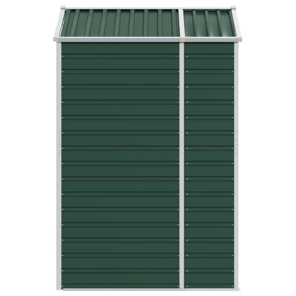 Abri de jardin acier galvanisé vert 191 x 130 x 198 cm - PANGIVO - Image 6