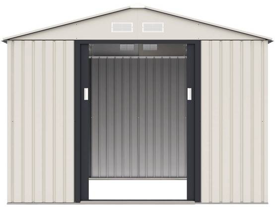 Abri De Jardin Métal "nebraska" - 5,29 M2 (4,83 M2 Au Sol) - Beige -habitat Et Jardin - Image 3