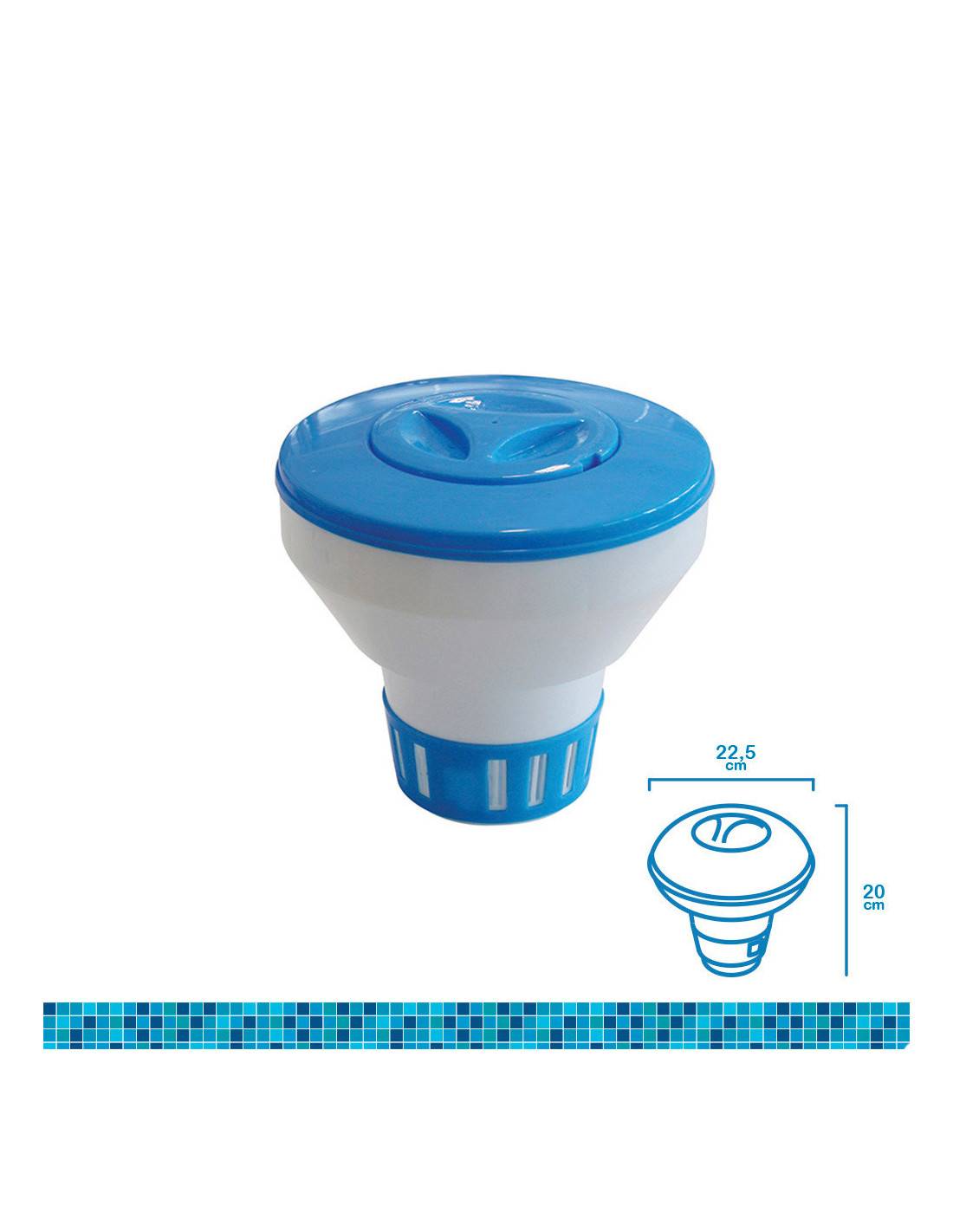 Distributeur Flottant Edm Diffusion Contrôlée De Chlore Pour Piscine - Edm - Image 1