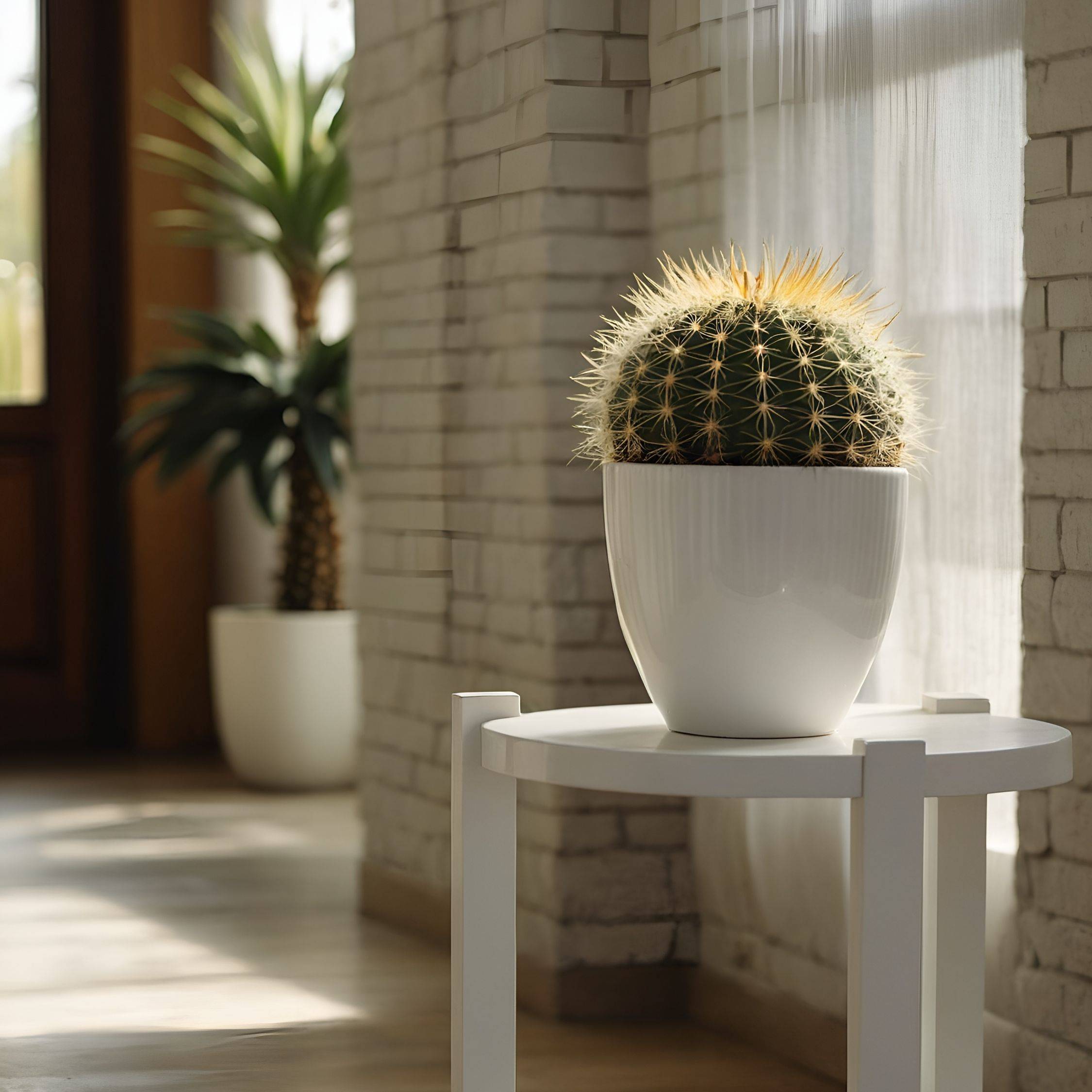 Plant In A Box - Cactus de Noël - Echinocactus grusonii - Hauteur 25-35cm - ⌀25cm - Image 2