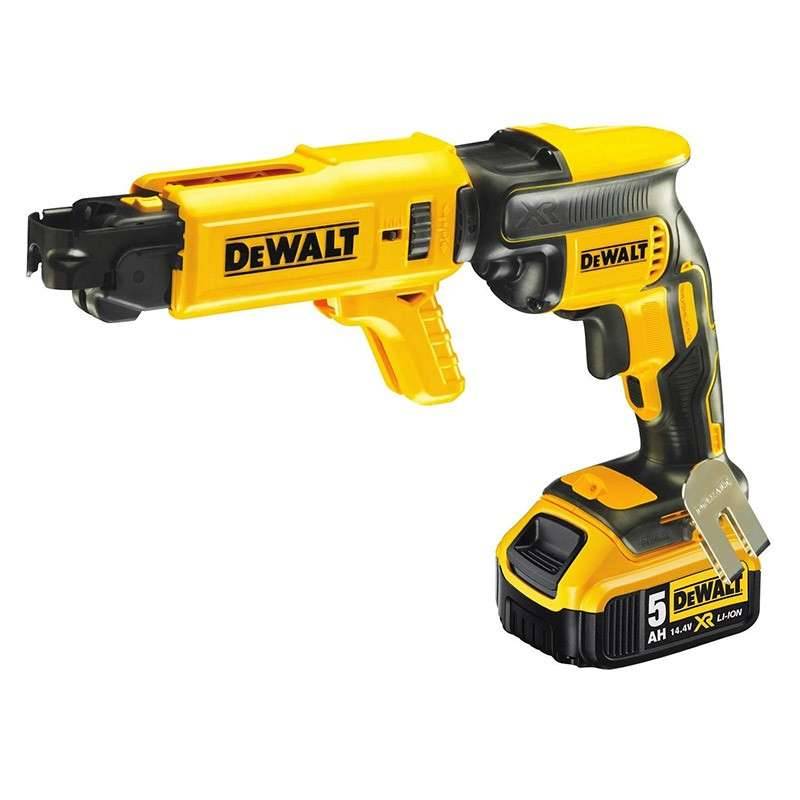 Visseuse à placo 18V DEWALT DCF620P2K-QW Brushless avec coffret, 2 batteries 5,0 Ah et un chargeur pour vis à bande Dewalt - Image 2