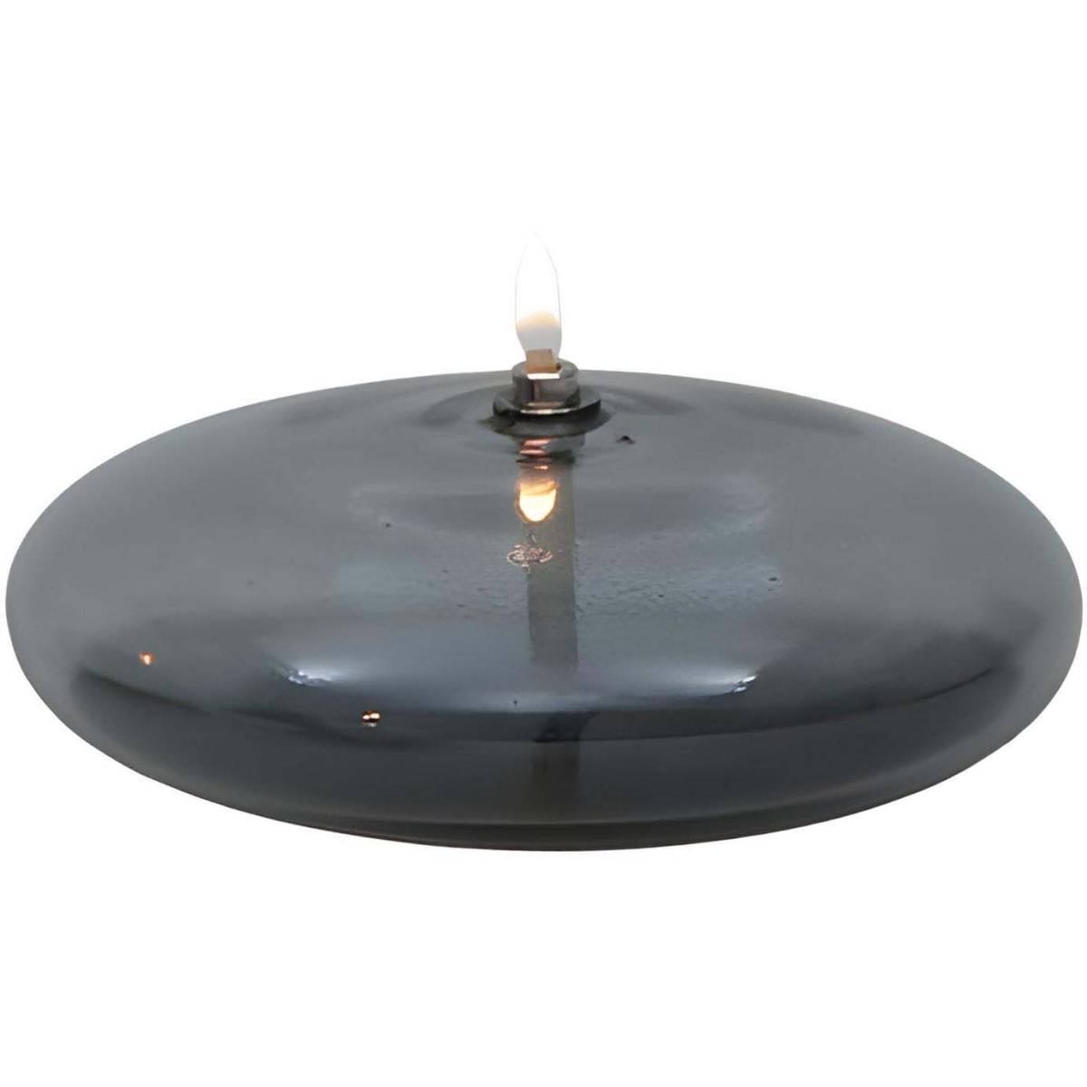 Bazardeluxe - Lampe à huile en verre Ellipse 6 x 14 cm - Image 1