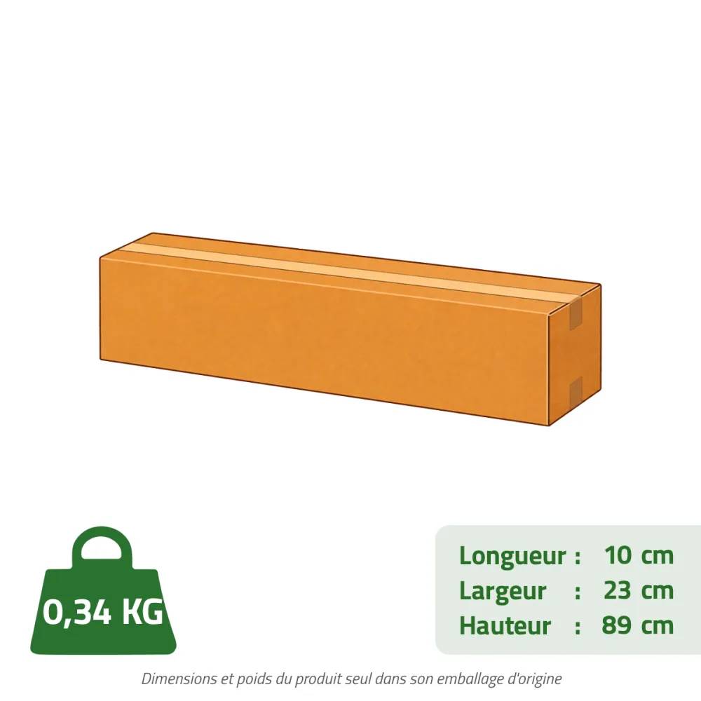 Autre - Treillis plastique 180 x 60 cm vert foncé - Image 4