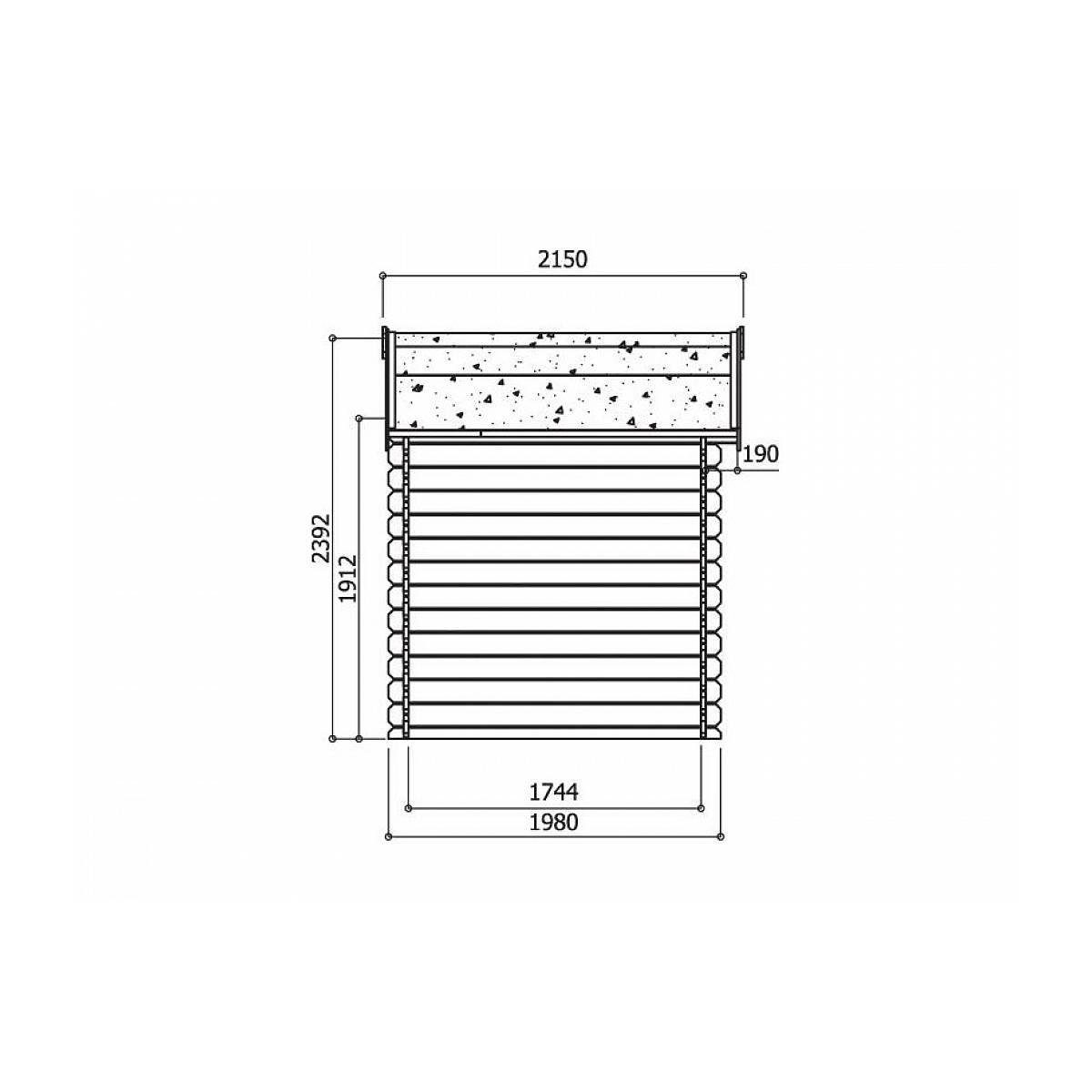 Abri de Jardin Maisonnette Saran - Solidité et Design Spacieux - Image 3