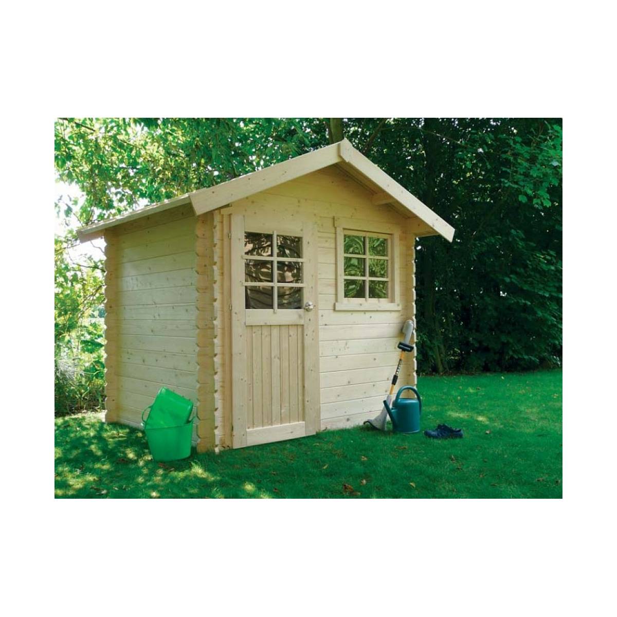 Abri de Jardin Maisonnette Saran - Solidité et Design Spacieux - Image 1