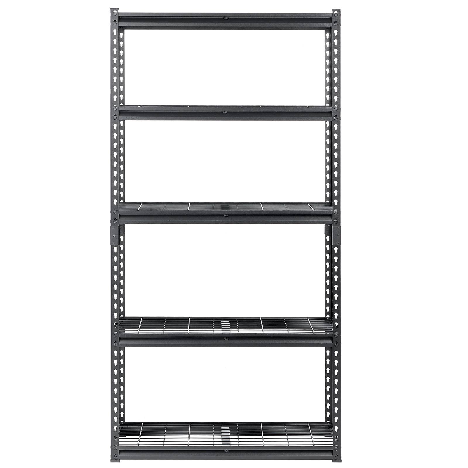 VEVOR Étagère rangement 907kg, métal 5 niveaux, 406.4x914.4x1828.8mm. - Image 9
