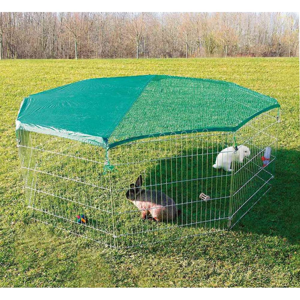 Trixie - enclos extérieur avec filet de protection ø210 x 75cm rongeur - Image 1