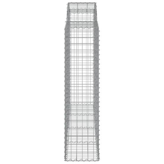 Vidaxl - Paniers à gabions arqués 6 pcs 200x50x160/180 cm Fer galvanisé vidaXL 3146387 - Image 6