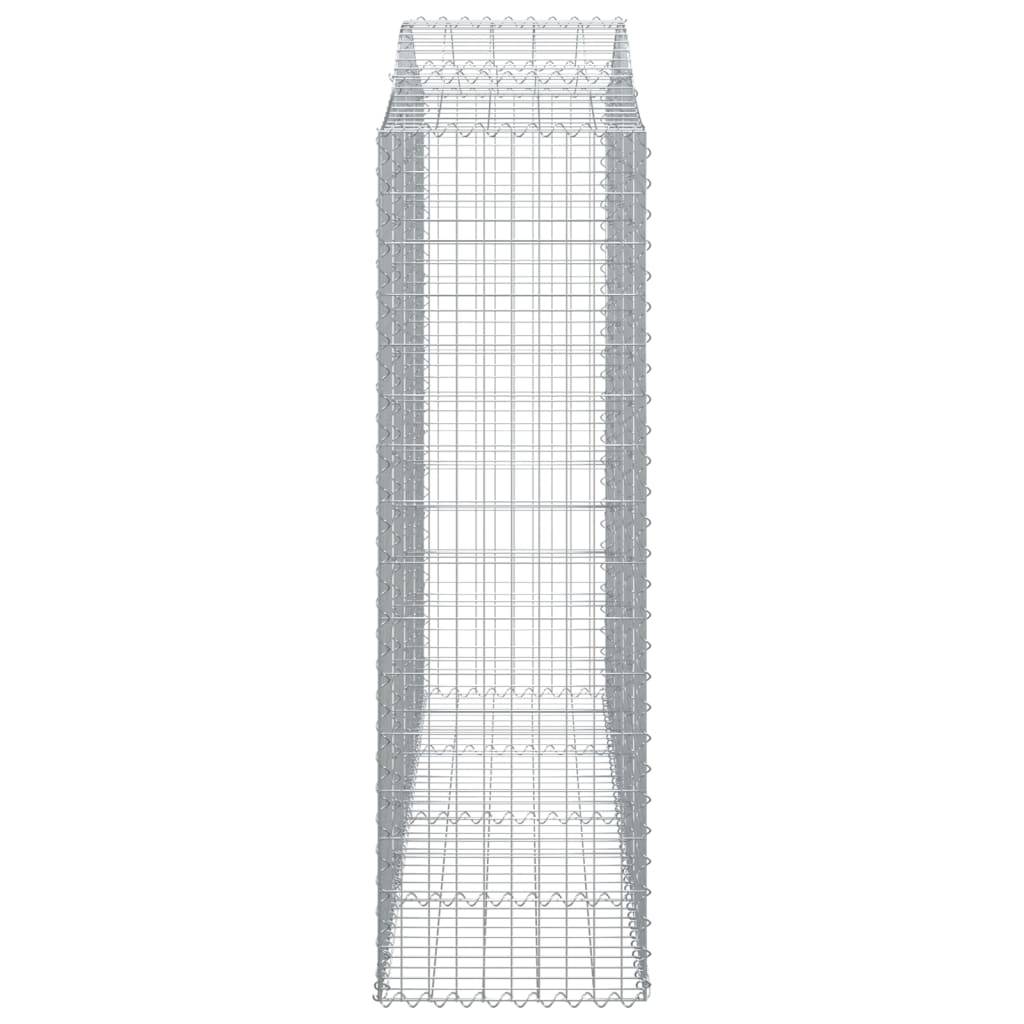 Vidaxl - Paniers à gabions arqués 20 pcs 200x50x160/180 cm Fer galvanisé vidaXL 3145718 - Image 6