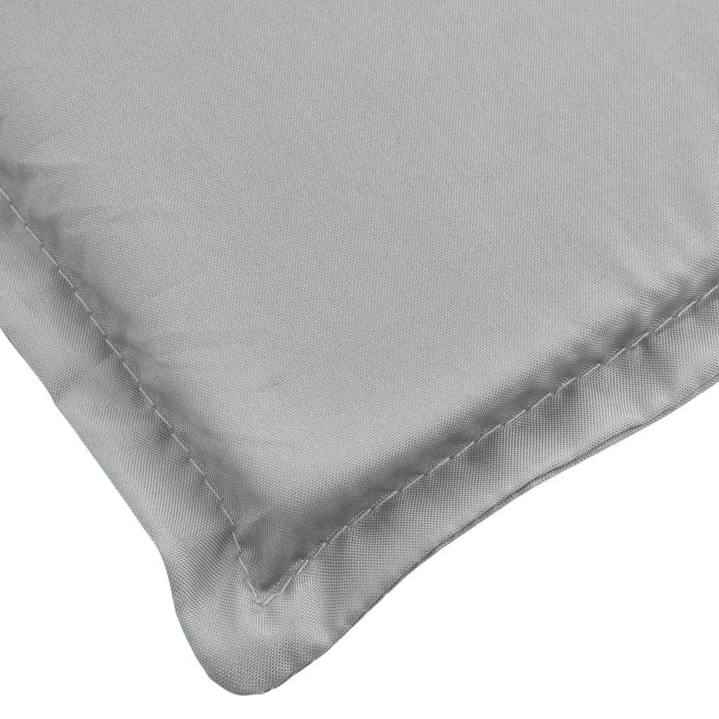 ComfortXL - Lot de 2 Coussins Dossier Bas Polyester Anti-glisse pour Chaise de Jardin Gris Clair Mélangé 100x50cm – ComfortXL Outdoor Living - Image 9