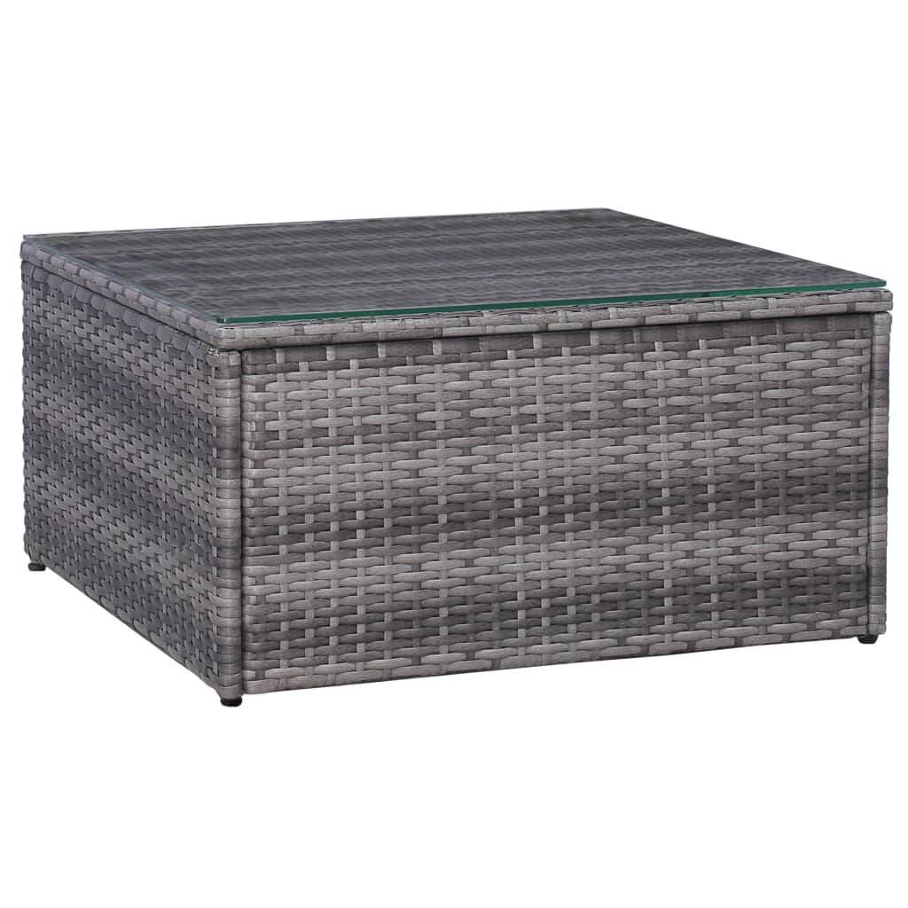 Vidaxl - Salon de jardin 7 pcs et coussins et oreillers Résine tressée vidaXL 44158 - Image 8