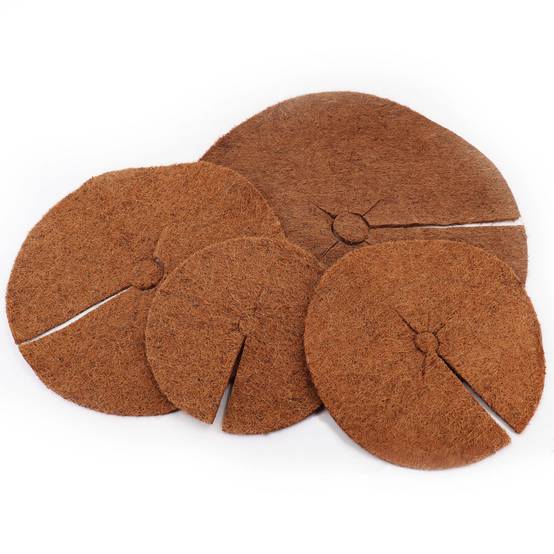 10 disques de paillis de noix de coco 30cm tapis en fibre de coco tapis de protection des plantes en fibre de coco - Image 3