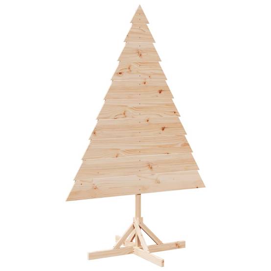 Grand Sapin de Noël en Bois Massif Décoration Rustique Intérieur/Extérieur 180 cm – ComfortXL Outdoor Living - Image 2