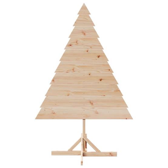 Grand Sapin de Noël en Bois Massif Décoration Rustique Intérieur/Extérieur 180 cm – ComfortXL Outdoor Living - Image 3
