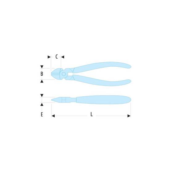 Pince micro coupante axiale FACOM 110 mm - 405.10 - Image 2