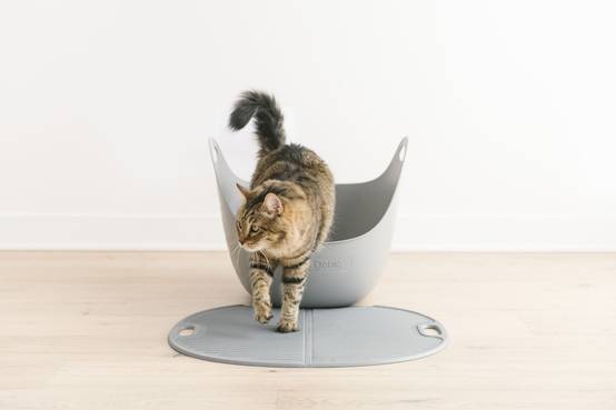 Bac à litière Litter Box - Gris fourni avec une pelle à litière - Image 5