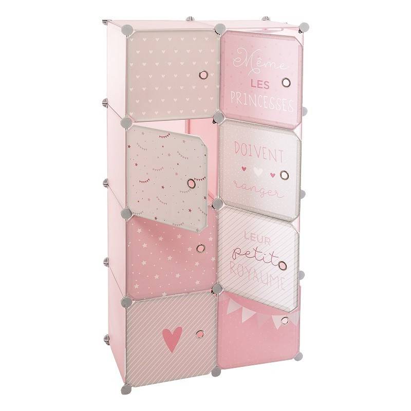 Armoire enfant rose Atmosphera - Image 3