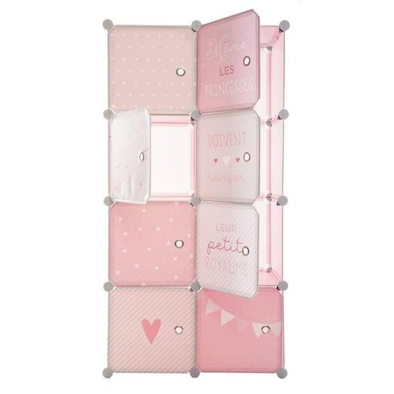Armoire enfant rose Atmosphera - Image 4