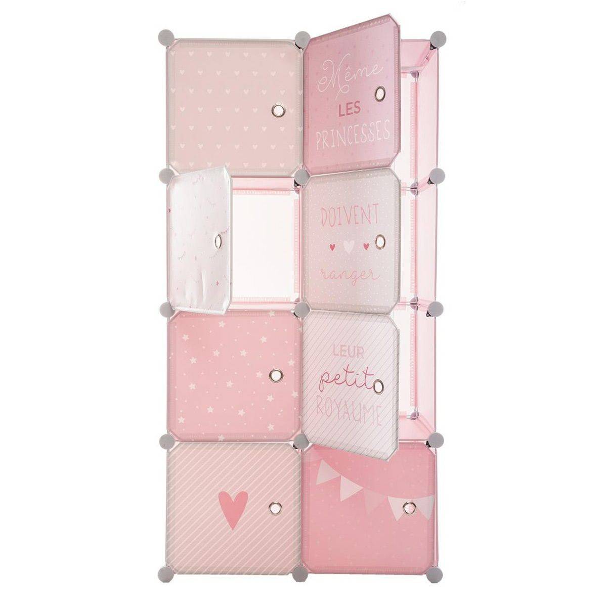 Armoire enfant rose Atmosphera - Image 4