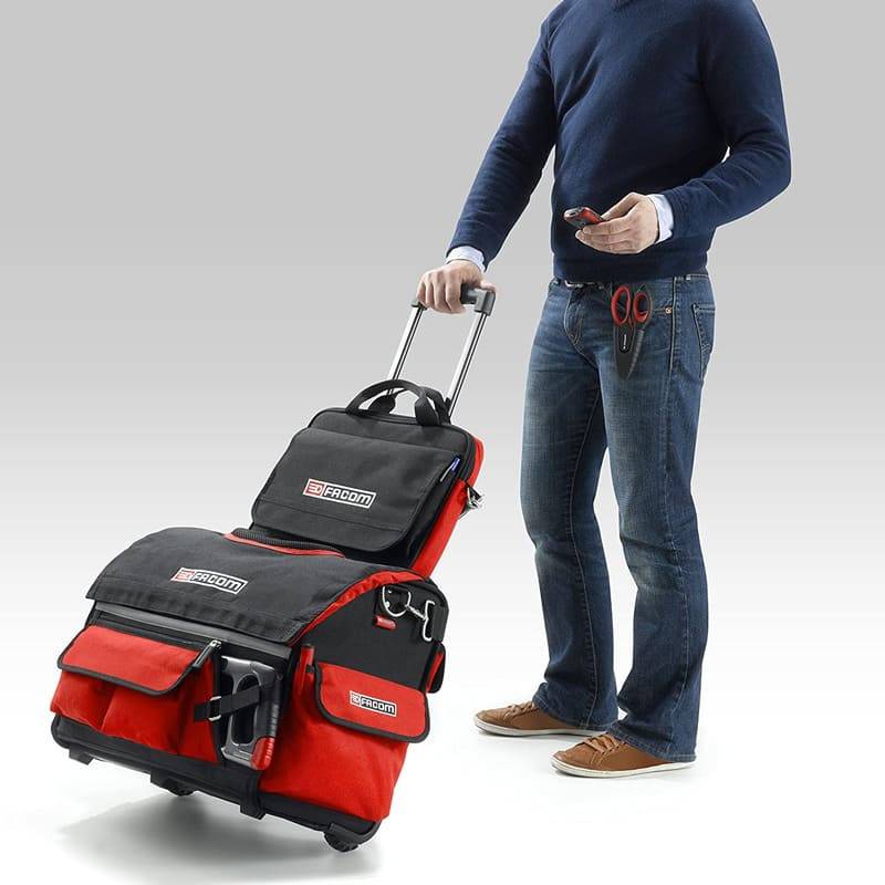 Sac à outils 33 litres sur roulettes PROBAG - FACOM - BS.R20PB - Image 4