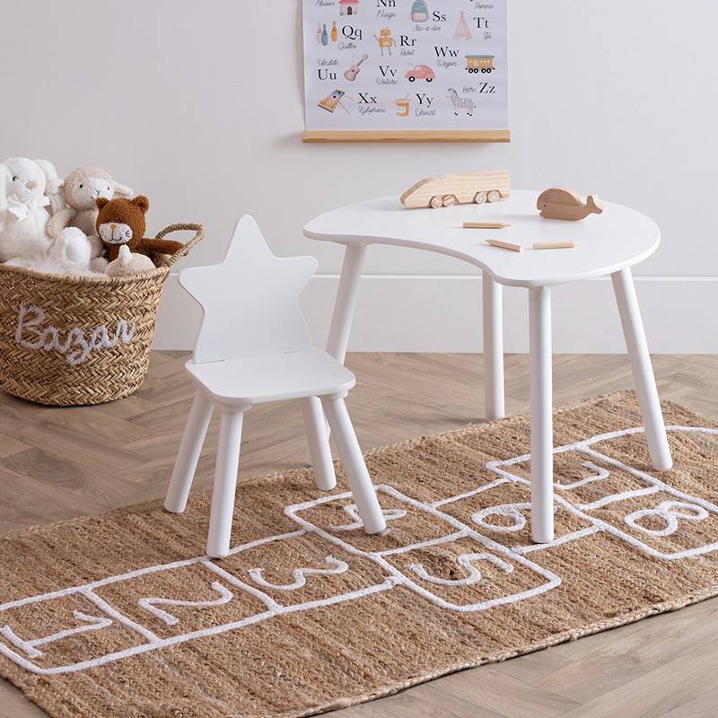 Chaise enfant Douceur étoile blanc Atmosphera - Image 2