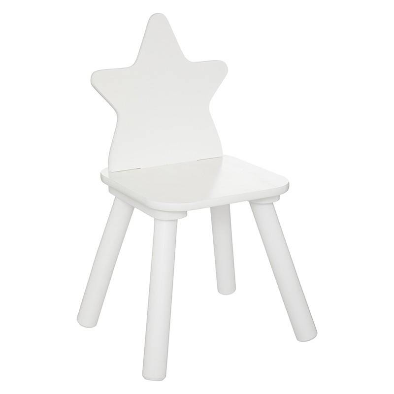 Chaise enfant Douceur étoile blanc Atmosphera - Image 1