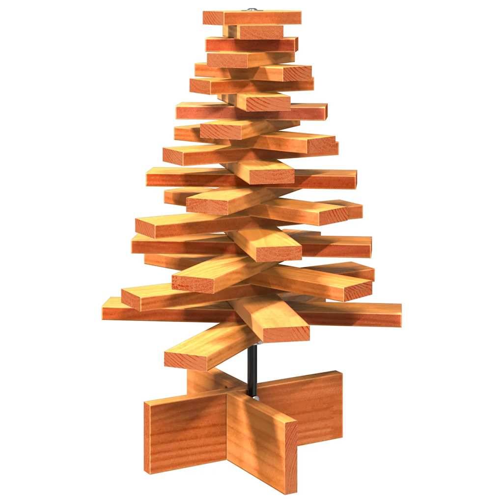 Maison Chic - Arbre de Noël, Sapin de Noël en bois pour décoration 60 cm bois de pin massif u666q - Image 5