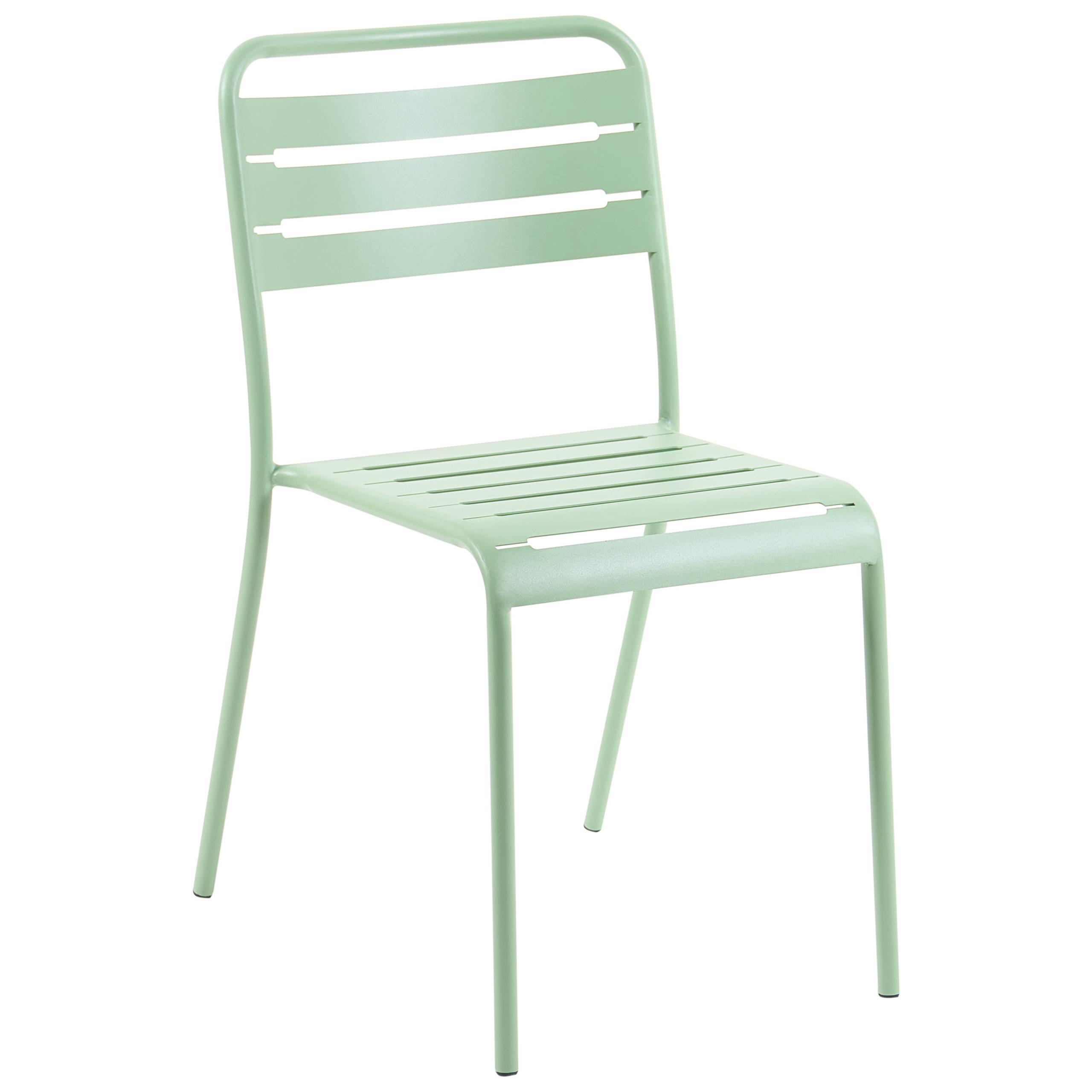 Beliani - Chaise de jardin Métal Vert LEFKADA - 38x54x80- Beliani - Image 3