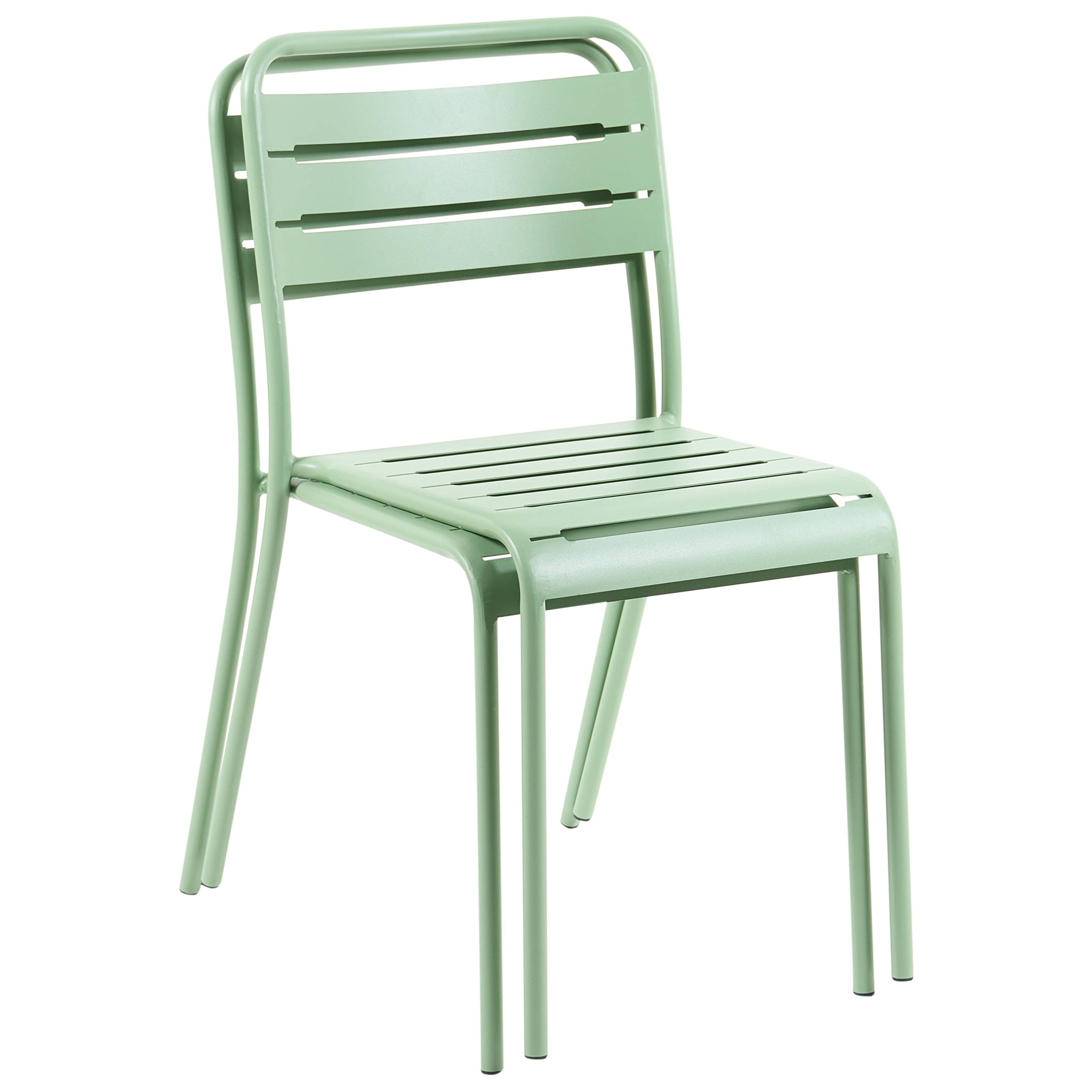 Beliani - Chaise de jardin Métal Vert LEFKADA - 38x54x80- Beliani - Image 4