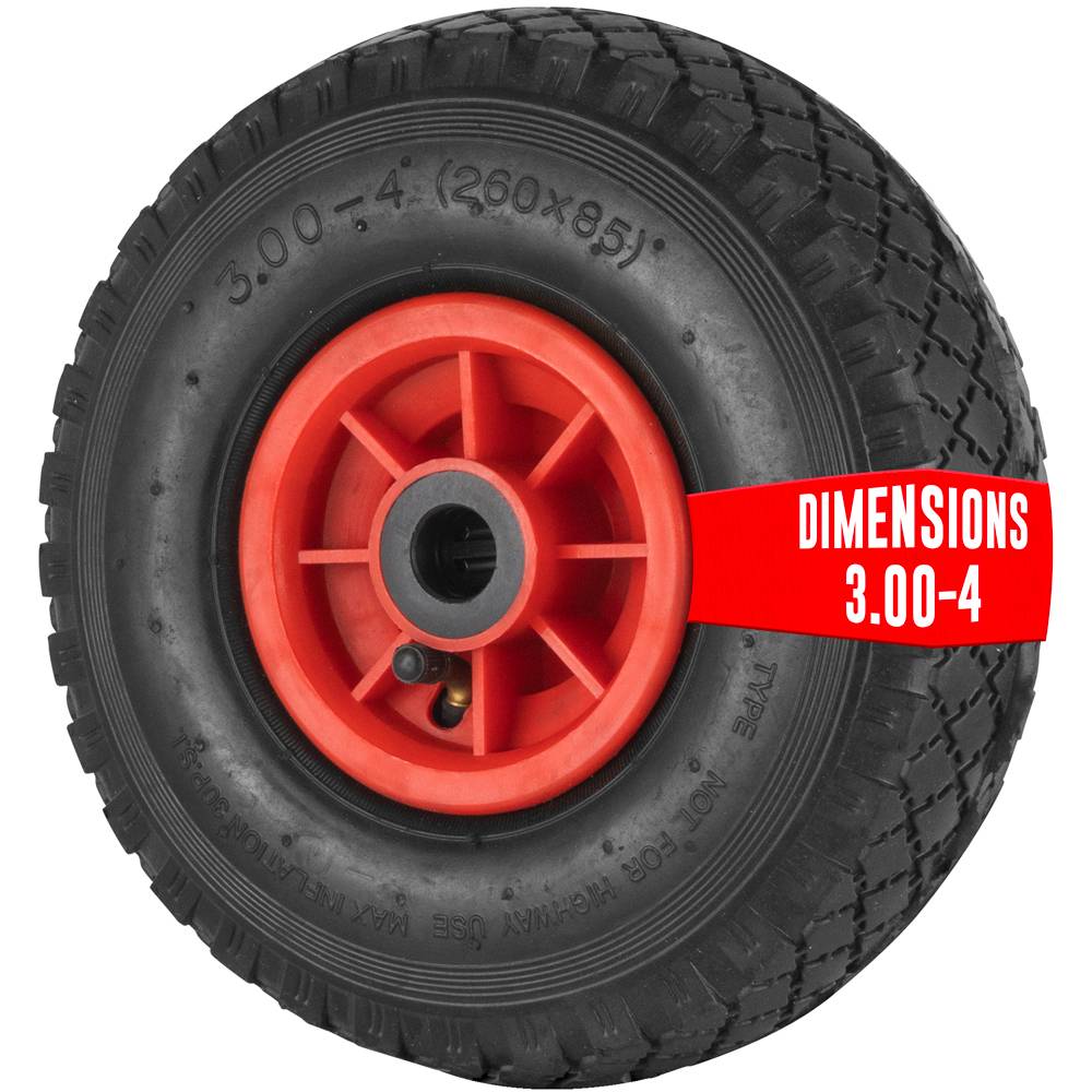 Sans Marque - Roue gonflable 260 x 85 mm alésage 20 mm - Image 1
