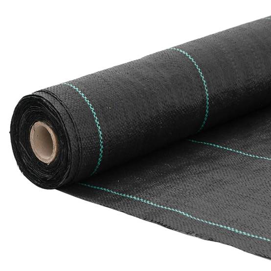 Toile de Paillage 100g/m² Polypropylène pour Jardin et Potager Anti-Herbes 0,5x150 m Noir - ComfortXL Outdoor Living - Image 3