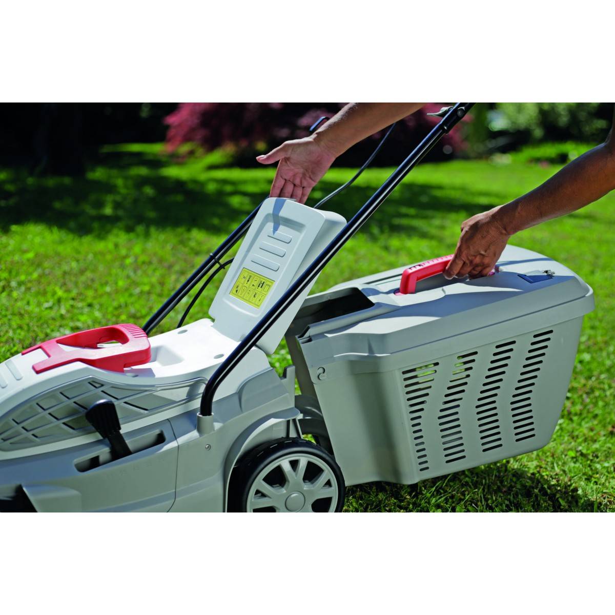 Ikra - Tondeuse électrique 1600W Largeur de coupe 38cm Tonte & Ramassage Pelouse, Tondeuse gazon Bac 45L IKRA - Image 4