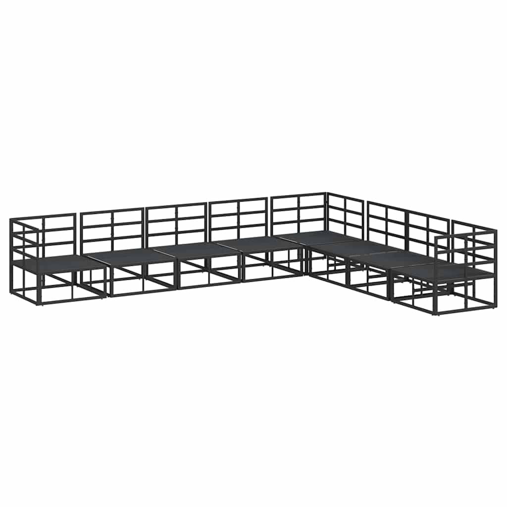 ComfortXL - Ensemble Salon de Jardin Aluminium 8 Places Design Moderne pour Extérieur Noir – ComfortXL Outdoor Living - Image 7