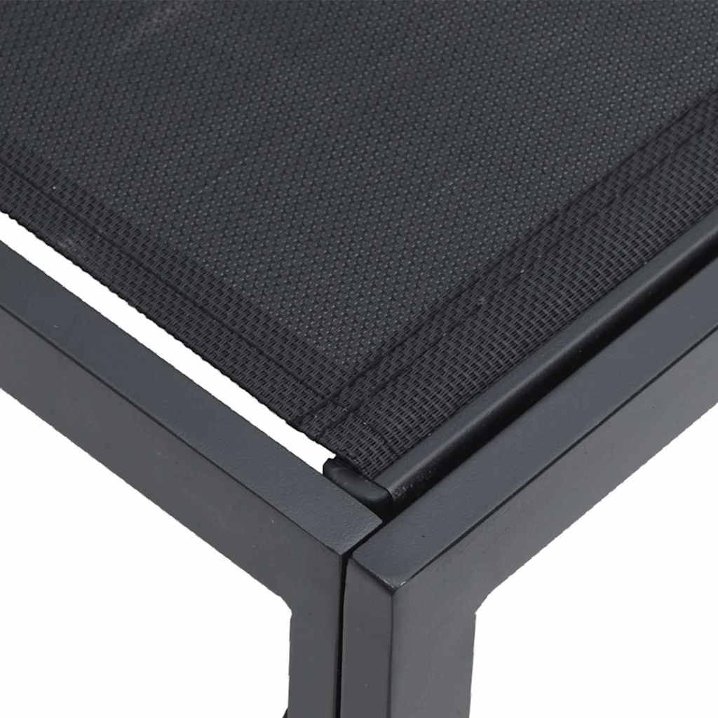 ComfortXL - Ensemble Salon de Jardin Aluminium 8 Places Design Moderne pour Extérieur Noir – ComfortXL Outdoor Living - Image 9