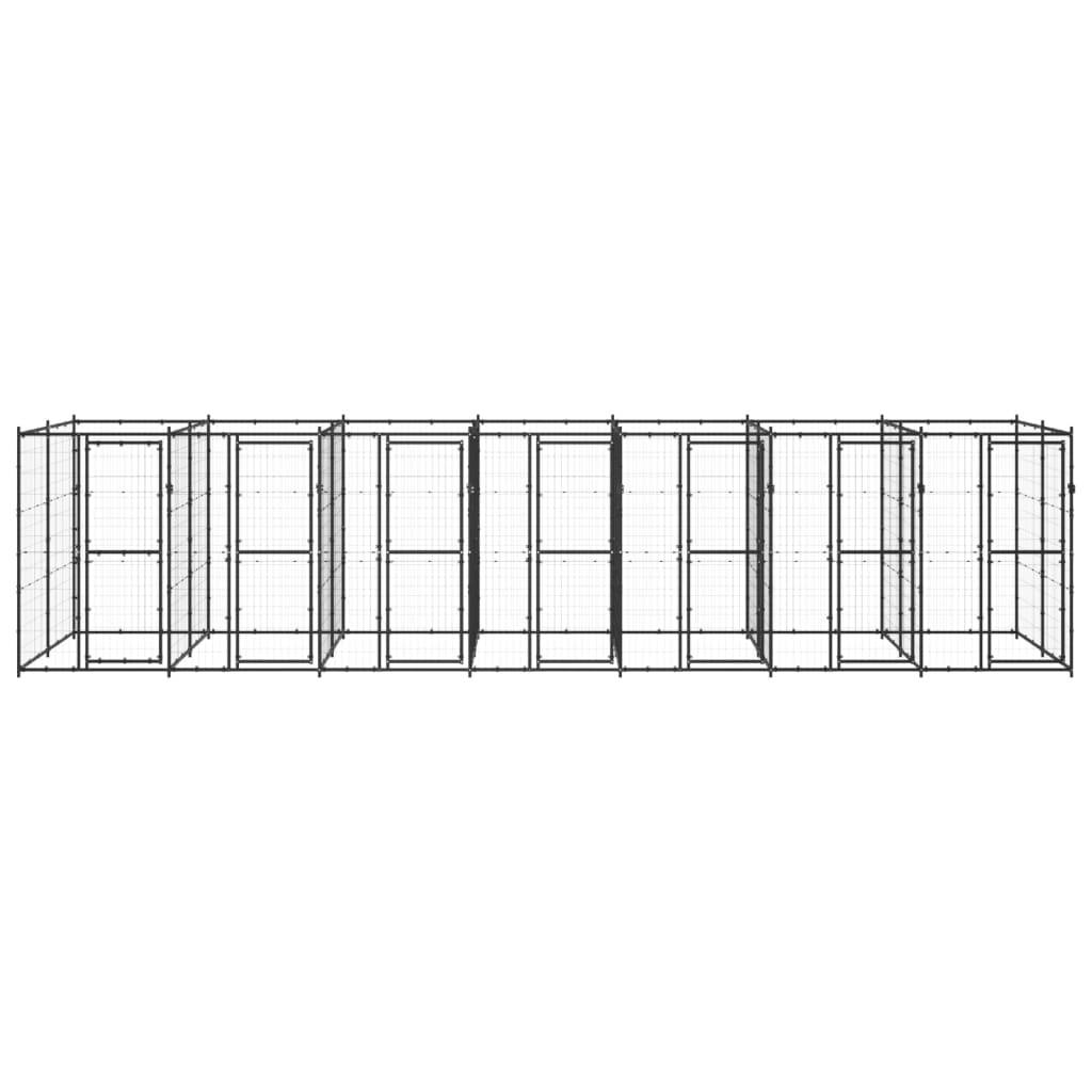 Vidaxl - Chenil extérieur Acier 16,94 m² vidaXL 3082265 - Image 2