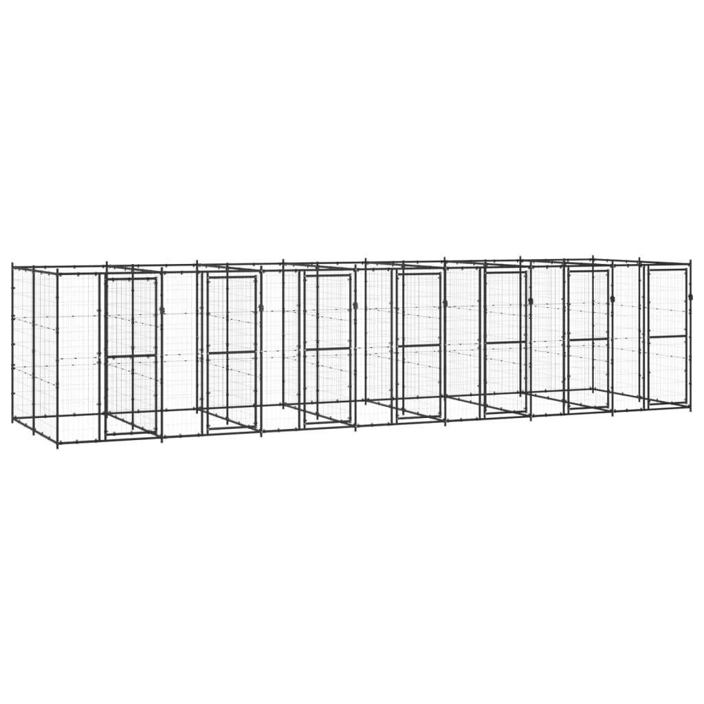 Vidaxl - Chenil extérieur Acier 16,94 m² vidaXL 3082265 - Image 1