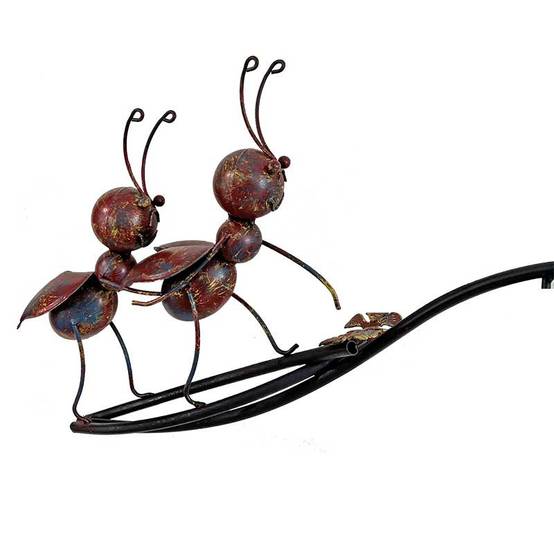La Grande Prairie - Tuteur mobile jardin Fourmis 99x11x147cm - Image 2