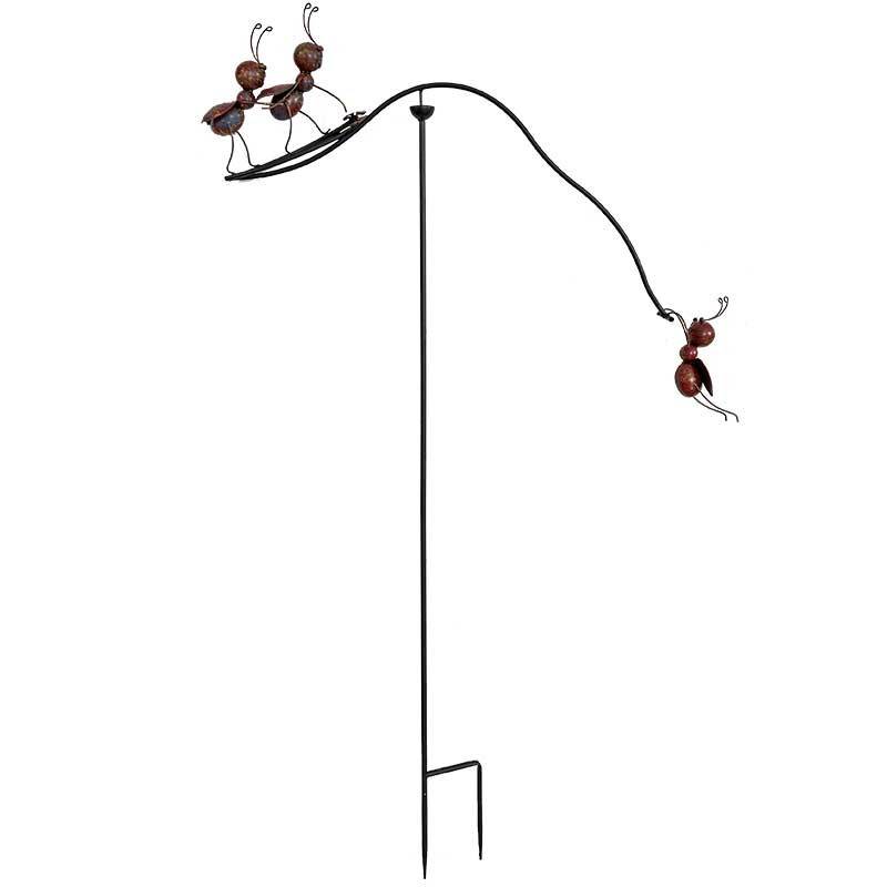 La Grande Prairie - Tuteur mobile jardin Fourmis 99x11x147cm
