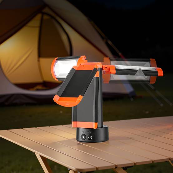 VEVOR Projecteur LED sur trépied amovible rechargeable sans fil 10 Ah 2200 LM - Image 8
