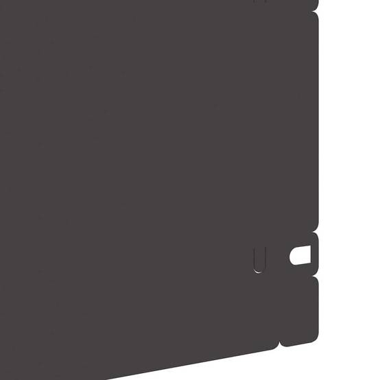 Lot 30 bordures jardin acier aménagement allées massifs 103x22cm noir - ComfortXL Outdoor Living - Image 6