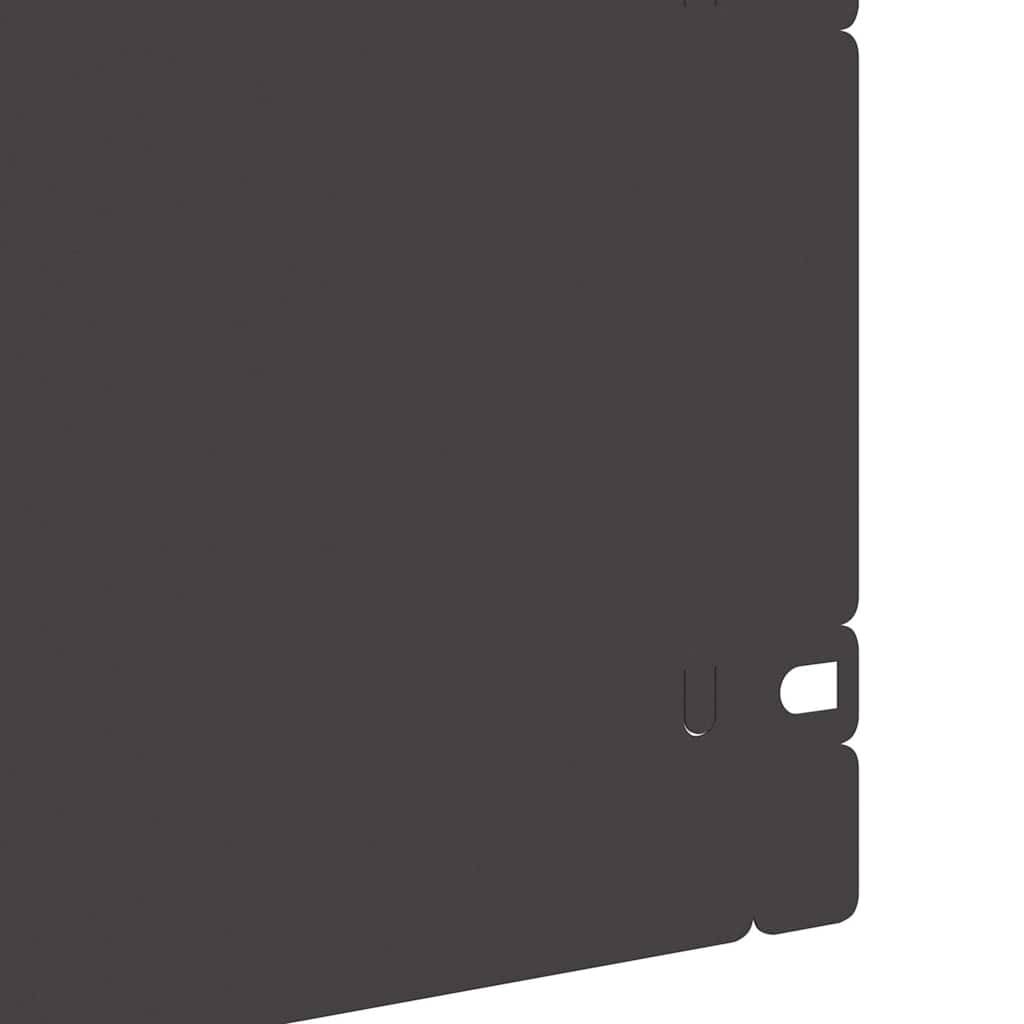 Lot 30 bordures jardin acier aménagement allées massifs 103x22cm noir - ComfortXL Outdoor Living - Image 6