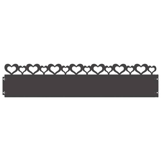 Lot 30 bordures jardin acier aménagement allées massifs 103x22cm noir - ComfortXL Outdoor Living - Image 2