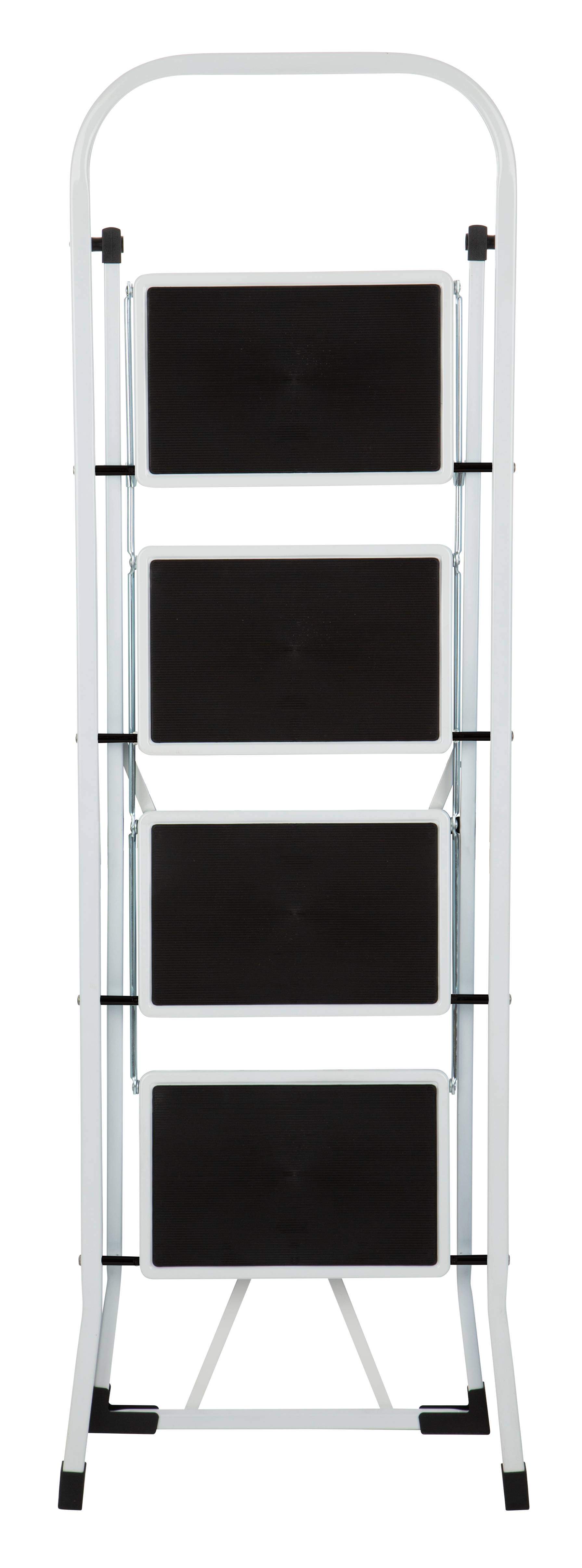 Escabeau 4 marches acier avec appui extra haut et marches larges antidérapantes - ESCALO - Image 5