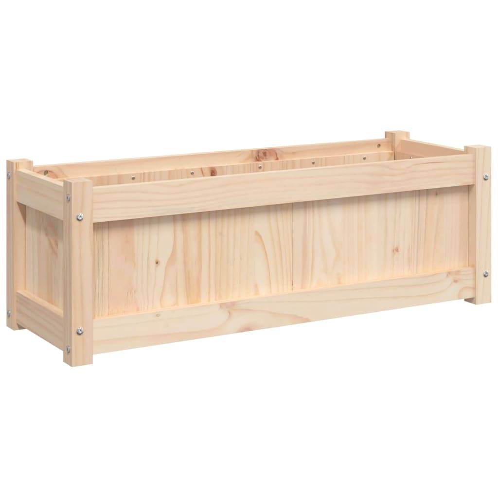 Vidaxl - Jardinière d'extérieur-Pot de fleur-Bac à fleurs 90x31x31 cm bois de pin massif - Image 5
