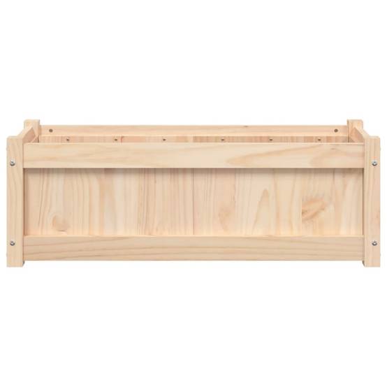 Vidaxl - Jardinière d'extérieur-Pot de fleur-Bac à fleurs 90x31x31 cm bois de pin massif - Image 4