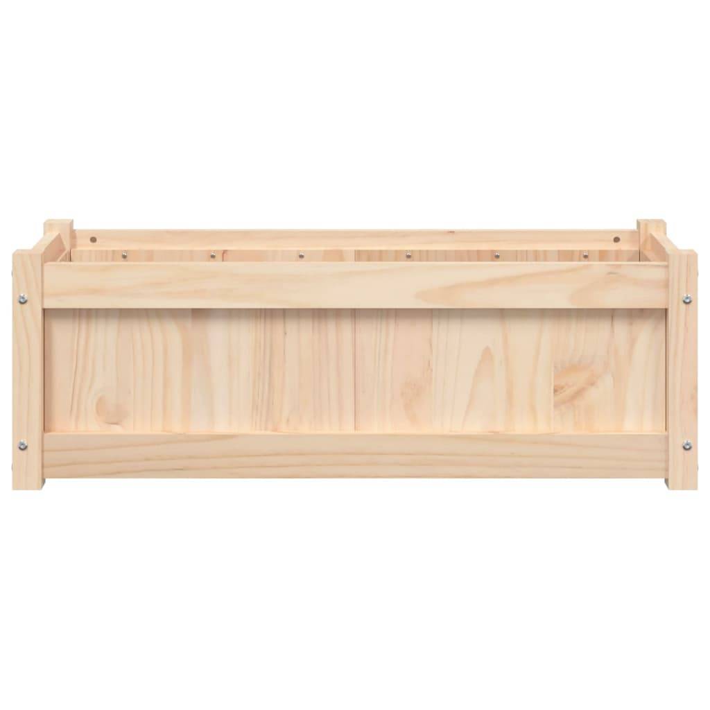 Vidaxl - Jardinière d'extérieur-Pot de fleur-Bac à fleurs 90x31x31 cm bois de pin massif - Image 4