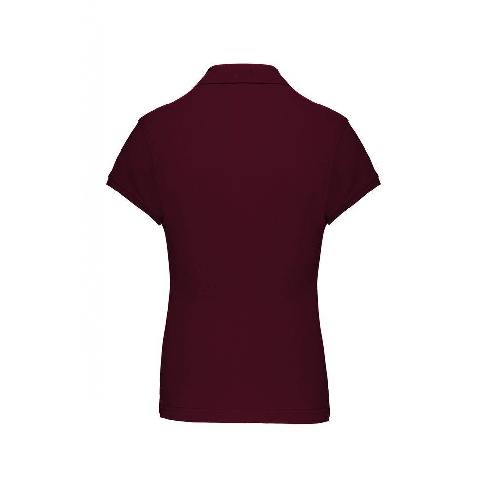 Polo de travail femme Kariban 100% coton Bordeaux S - Image 2